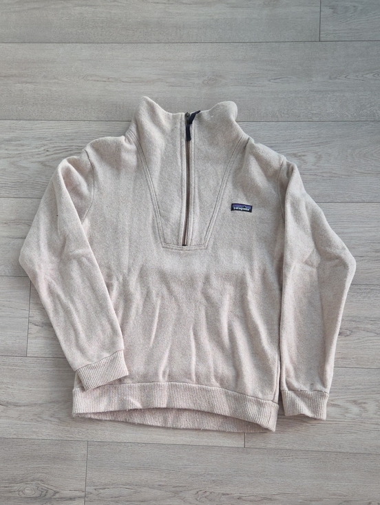 Patagonia Other - Patagonia Light Beige Half-Zip Fleece Pullover